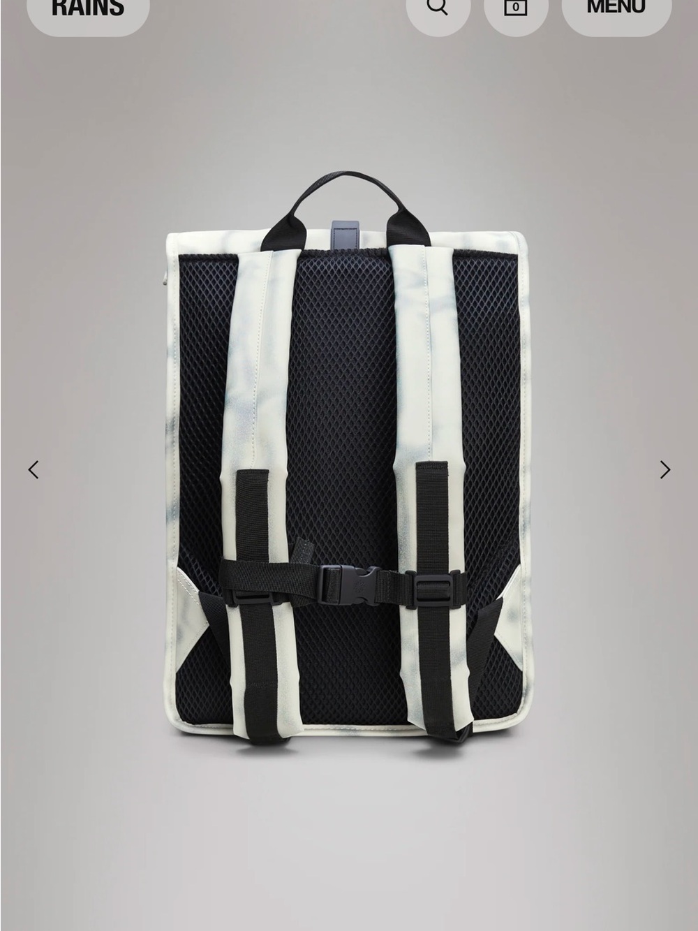 RAINS Rolltop Rucksack - Spray - Picture 2 of 7